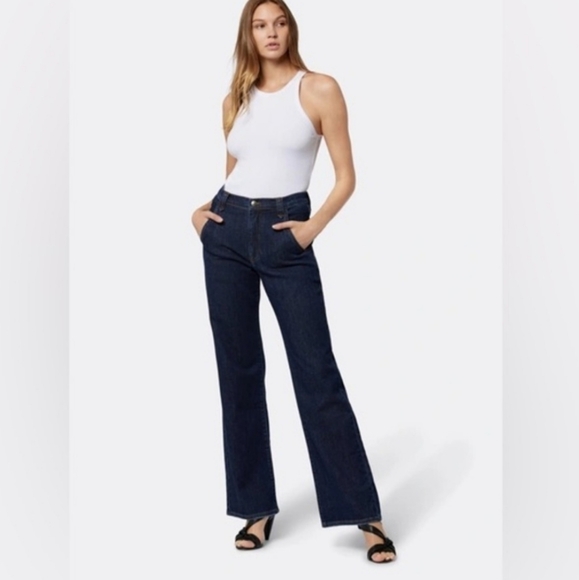 Joie Jeans 27 wide leg dark wash NEW - Picture 8 of 9